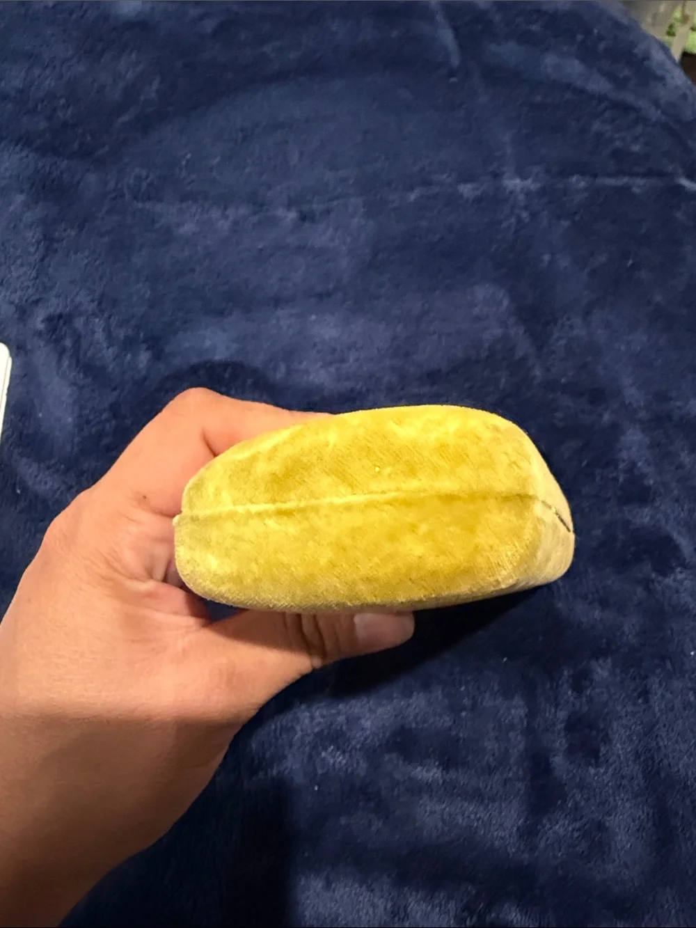 Gucci Yellow Velvet Eyewear Case